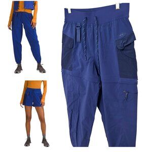 Lululemon Convertible Hiking Jogger Psychic Blue Utility Cargo Outdoor Pants
